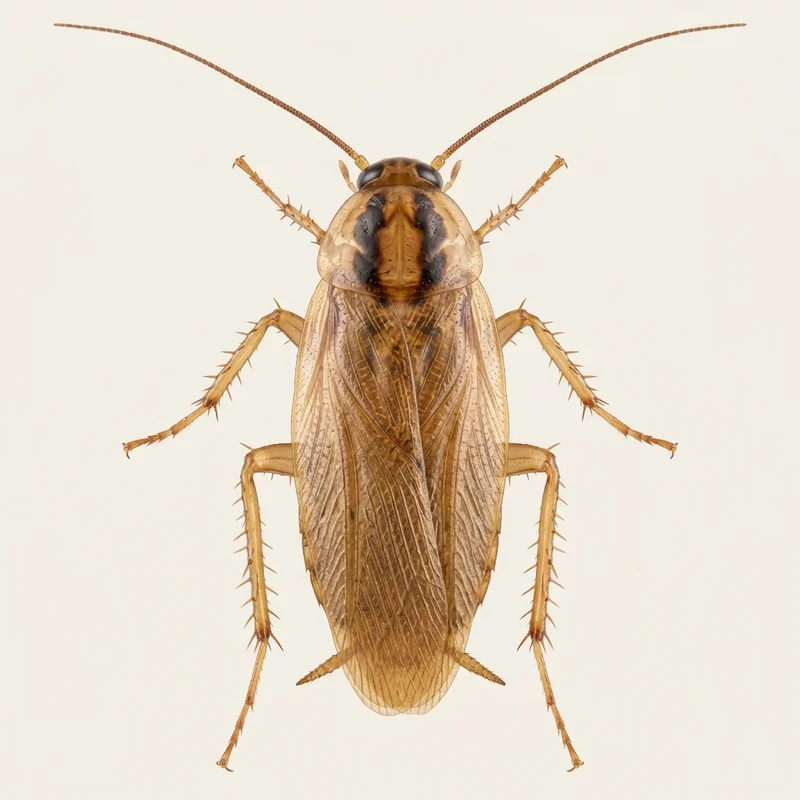 German cockroach, Blattella germanica