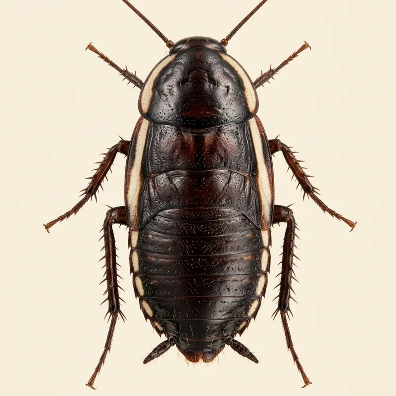 Gisborne cockroach, Drymaplaneta semivitta