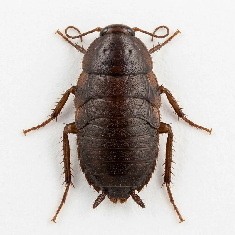 Native bush cockroach, Celatoblatta species